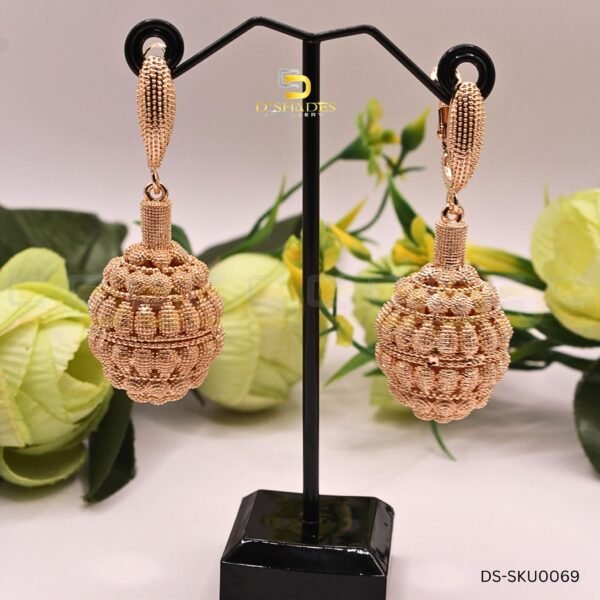 Rose Gota Jhumkis DS-SKU0069