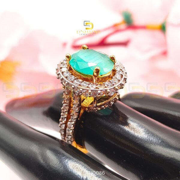 Designer’s Ocean Blue Adjustable Ring DS-SKU0086