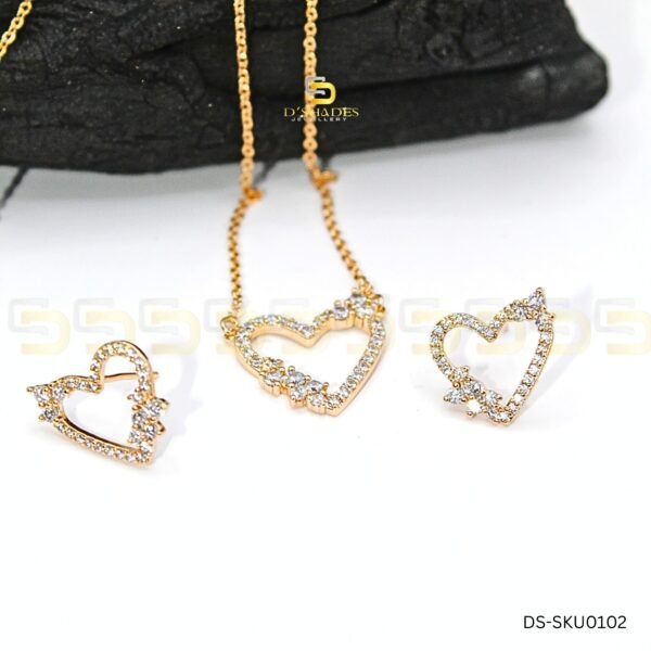 Heart Glow Pendant Set DS-SKU0102